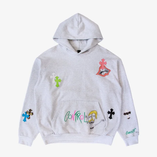 Matty Boy Chrome Hearts Cross Patch Hoodie OG