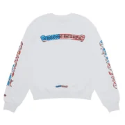 Matty Boy Chrome Hearts America Crewneck White
