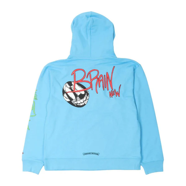 Matty Boy Chrome Hearts Brain New Hoodie Blue