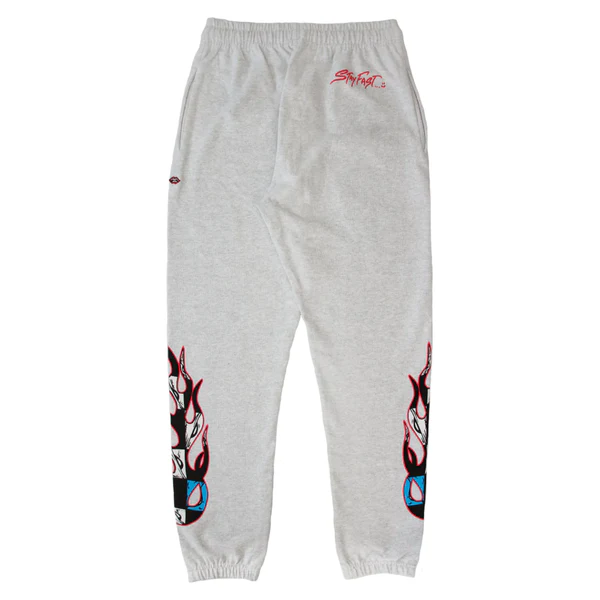 Matty Boy Chrome Hearts Brain Sweatpants Heather Grey