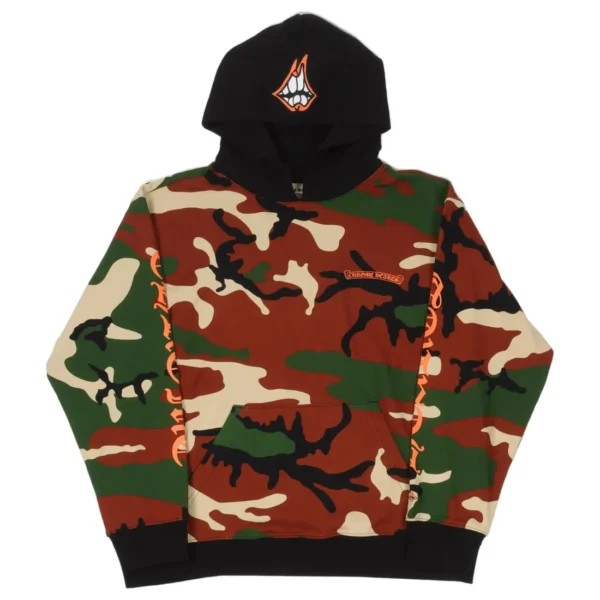 Matty Boy Chrome Hearts Caution Hoodie Camo