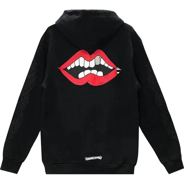 Matty Boy Chrome Hearts Chomper Hoodie Black