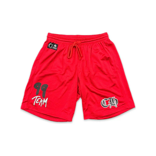Matty Boy Chrome Hearts FORM Team Mesh Shorts Red