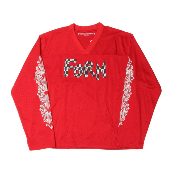 Matty Boy Chrome Hearts FORM Team Mesh Stadium L/S Jersey Red