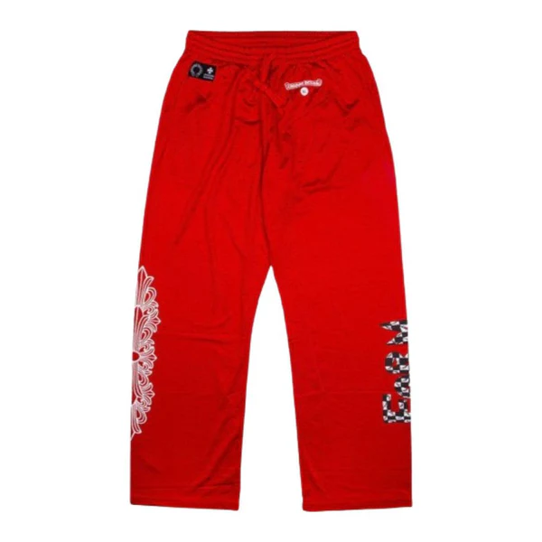 Matty Boy Chrome Hearts FORM Team Mesh Sweatpants Red