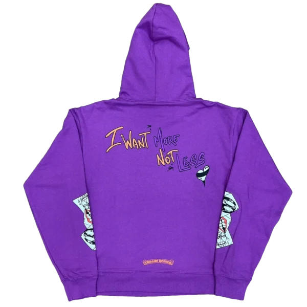 Matty Boy Chrome Hearts I Want More Not Less Hoodie Purple