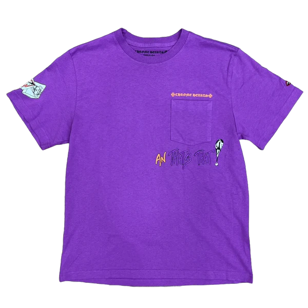 Matty Boy Chrome Hearts I Want More Not Less T-Shirt Purple