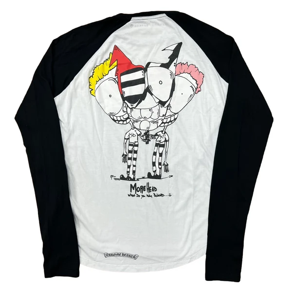 Matty Boy Chrome Hearts More Head L/S T-Shirt White/Black