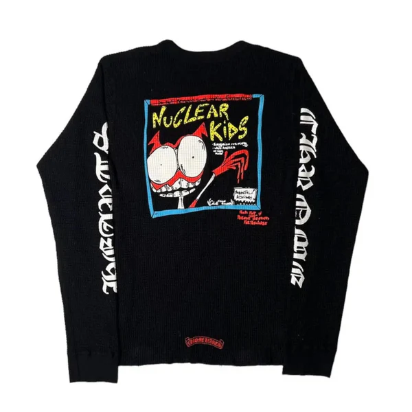 Matty Boy Chrome Hearts Nuclear Kids Thermal L/S T-Shirt Black