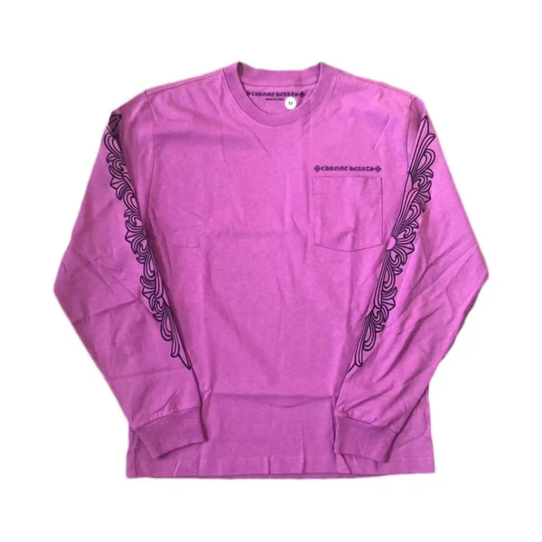 Matty Boy Chrome Hearts Spider Web L/S T-Shirt Purple