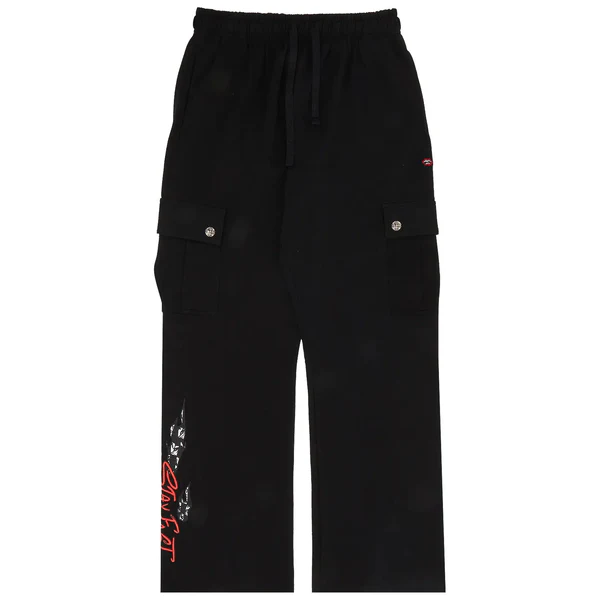 Matty Boy Chrome Hearts Stay Fast Sweatpants Black
