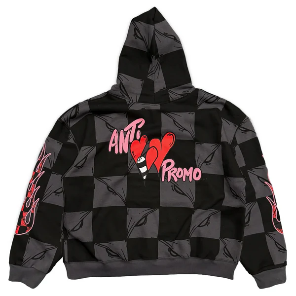 Matty Boy Anti Promo 99 Eyes Flamher Hoodie Black