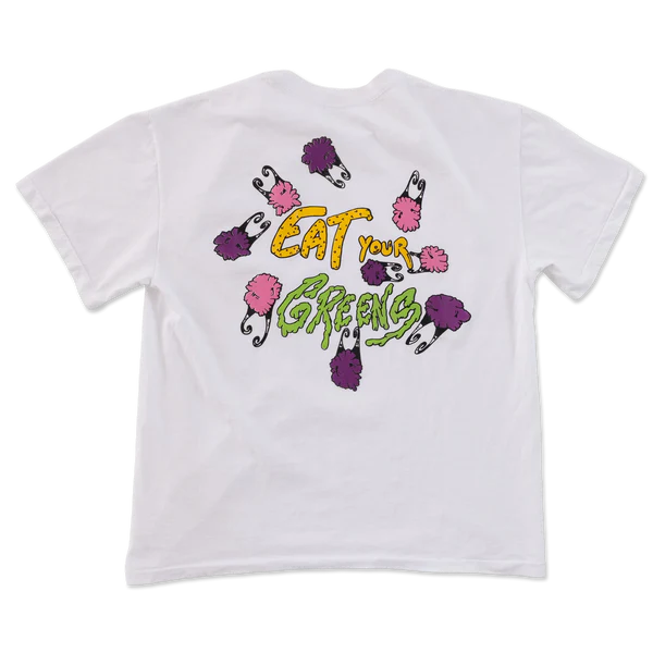 Matty Boy Anti Promo Eat Your Greens T-Shirt White