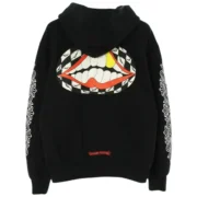 Matty Boy Chrome Hearts Flower Chomper Hoodie Black