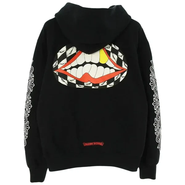 Matty Boy Chrome Hearts Flower Chomper Hoodie Black