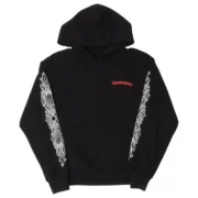 Matty Boy Chrome Hearts Flower Chomper Hoodie Black