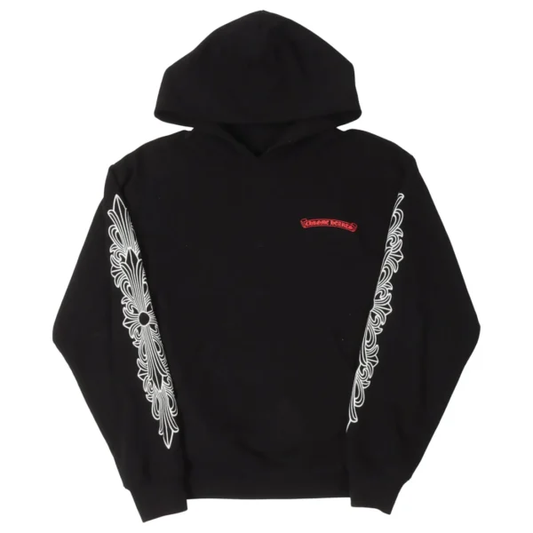 Matty Boy Chrome Hearts Flower Chomper Hoodie Black
