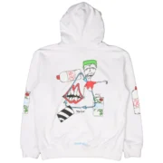 Matty Boy Chrome Hearts Retro Cycle Hoodie White