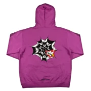 Matty Boy Chrome Hearts Spider Web Hoodie Purple