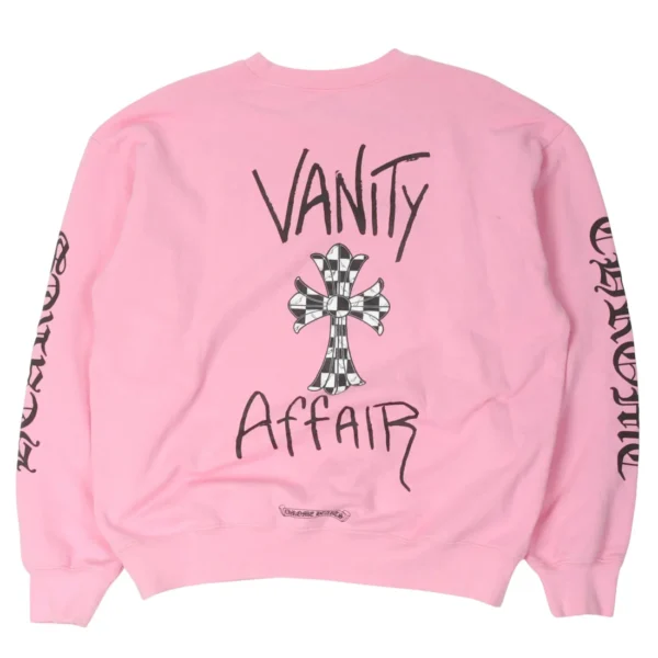 Matty Boy Chrome Hearts Vanity Affair Crewneck Pink