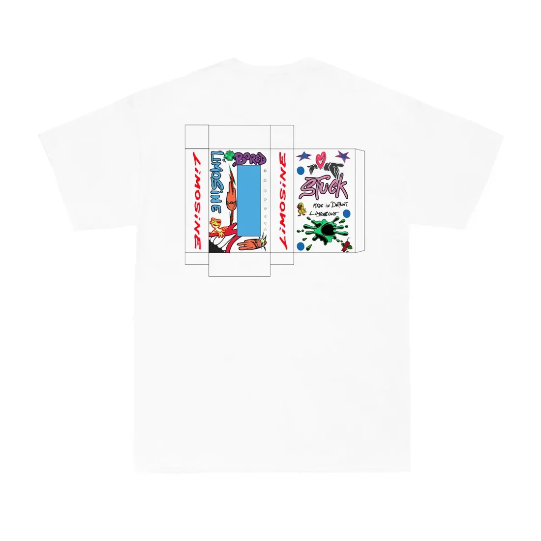 Matty Boy x Limousine Skateboards Casper T-Shirt White Matty Boy x Limousine Skateboards Casper T-Shirt White
